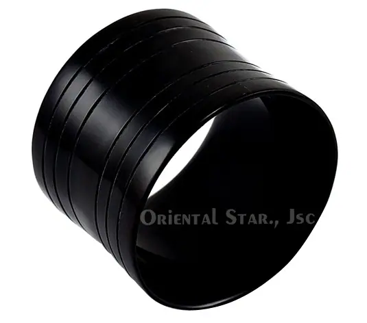 Black Horn Bangle Bracelet HD00005, handmade buffalo horn jewelry