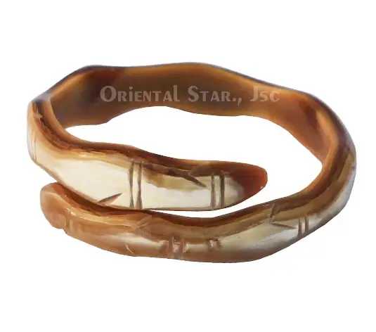 Horn Bangle Bracelet HD00017, handmade buffalo horn jewelry