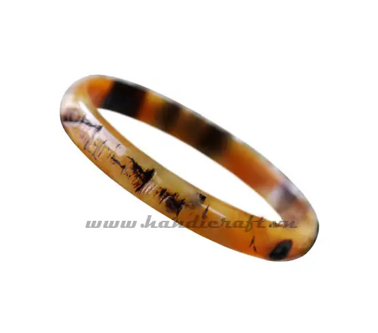 Horn Bangle Bracelet HD00027, handmade buffalo horn jewelry
