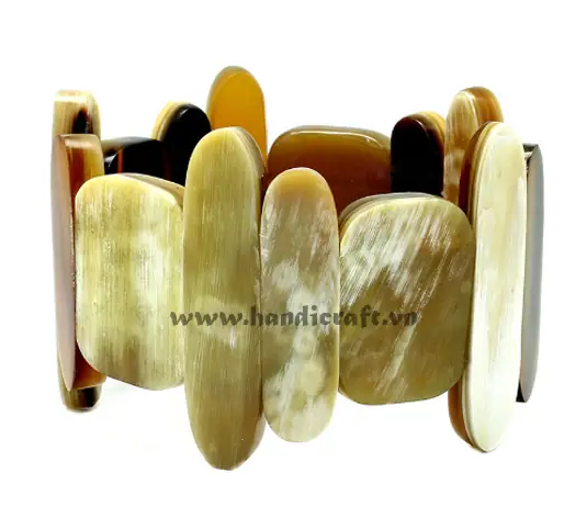 Brown Horn Bangle Bracelet HD00168, handmade buffalo horn jewelry