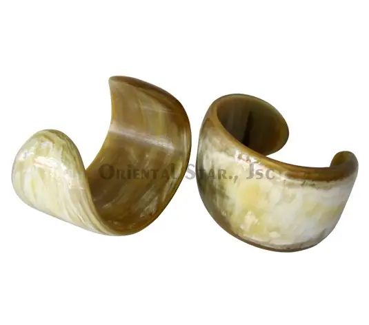 Natural Horn Cuff Bracelet HD00192, handmade buffalo horn jewelry