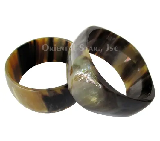 Natural Horn Bangle Bracelet HD00253, handmade buffalo horn jewelry