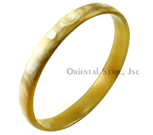Natural Horn Bangle Bracelet HD00258, handmade buffalo horn jewelry