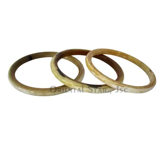 Natural Horn Bangle Bracelet HD00261, handmade buffalo horn jewelry