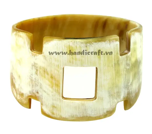 Natural Carved Horn Bangle Bracelet HD00305, handmade buffalo horn jewelry