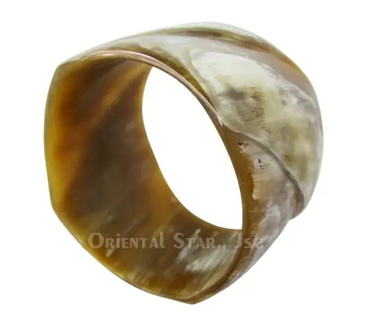 Natural Horn Bangle Bracelet HD00314, handmade buffalo horn jewelry