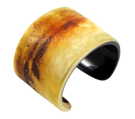 Horn Cuff Bracelet HD00339, handmade buffalo horn jewelry