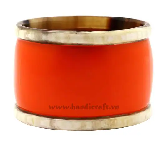 Horn & Lacquer Bangle Bracelet HD00341, handmade buffalo horn jewelry