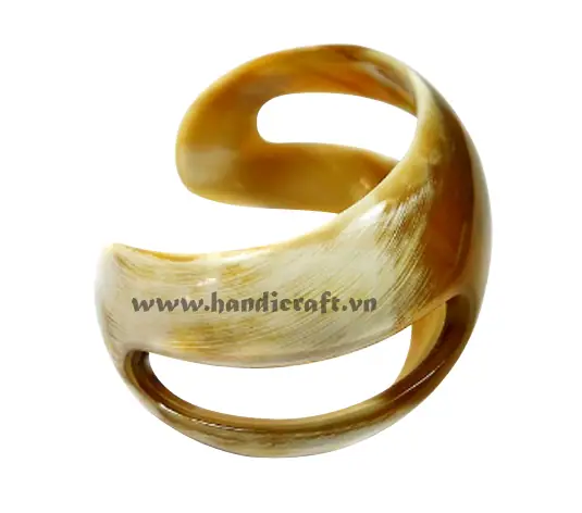 Horn Cuff Bracelet HD00352, handmade buffalo horn jewelry