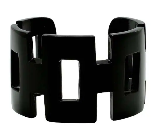 Natural Horn Carved Cuff Bracelet HD00358, handmade buffalo horn jewelry
