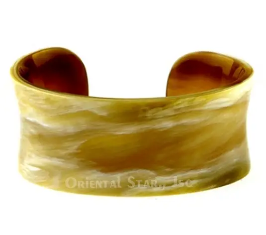 Horn Cuff Bracelet HD00425, handmade buffalo horn jewelry