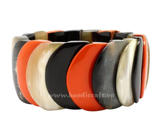 Horn & Lacquer Bracelet HD00473, handmade buffalo horn jewelry