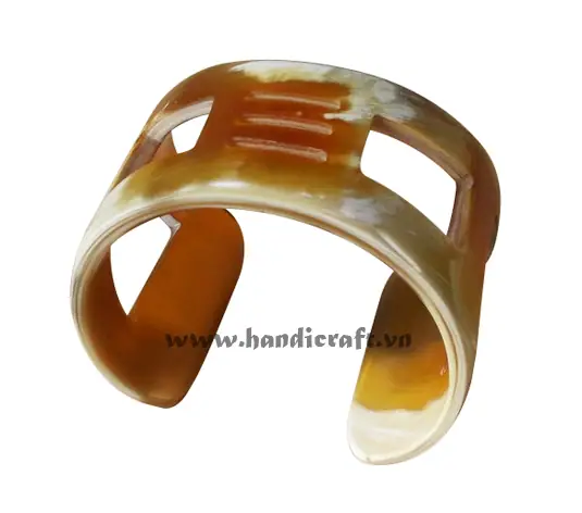 Horn Cuff Bracelet HD00490, handmade buffalo horn jewelry