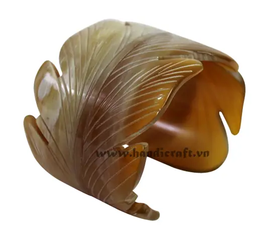Horn Cuff Bracelet HD00491, handmade buffalo horn jewelry