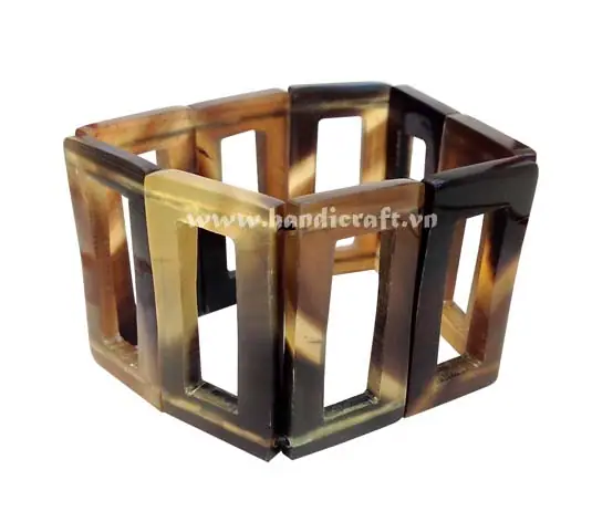 Horn Bangle Bracelet HD00500, handmade natural buffalo horn jewelry from Vietnam