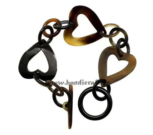 Buffalo Horn Bracelet HD00509, handmade buffalo horn jewelry
