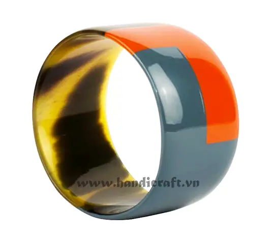 Horn & Lacquer Bracelet HD00519, handmade buffalo horn jewelry