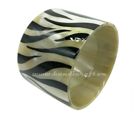 Horn & Lacquer Bracelet HD00530, handmade buffalo horn jewelry