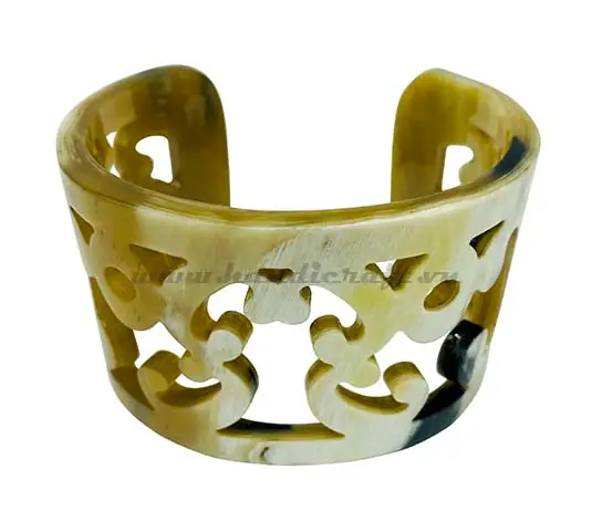 Natural Horn Bracelet HD00548, handmade buffalo horn jewelry