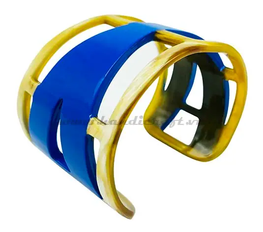 Horn & Lacquer Bracelet HD00550, handmade buffalo horn jewelry
