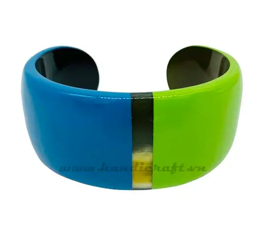 Horn & Lacquer Bracelet HD00551, handmade buffalo horn jewelry