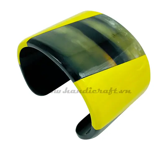 Horn & Lacquer Bracelet HD00556, handmade buffalo horn jewelry