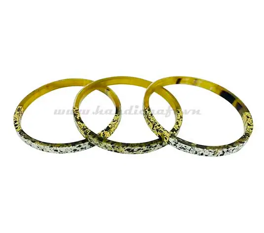 Horn & Lacquer Bracelet HD00567, handmade buffalo horn jewelry