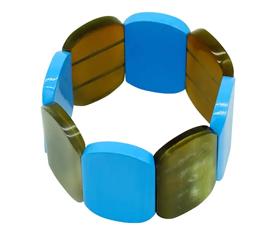 Horn & Lacquer Bracelet HD00572, handmade buffalo horn jewelry