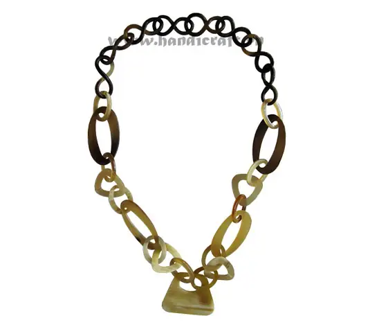Natural Horn Links HD10015, handmade buffalo horn jewelry