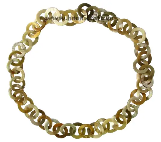 Small Horn Circles HD10016, handmade buffalo horn jewelry