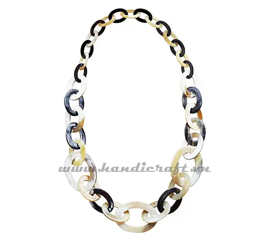Buffalo Horn Chain Necklace HD10053, handmade buffalo horn jewelry