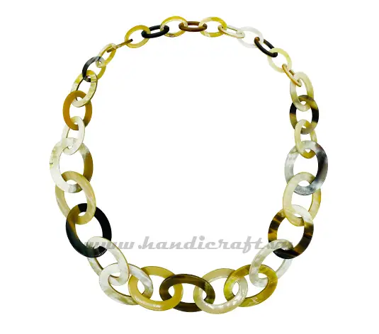 Dark Horn Oval HD10105, handmade buffalo horn jewelry