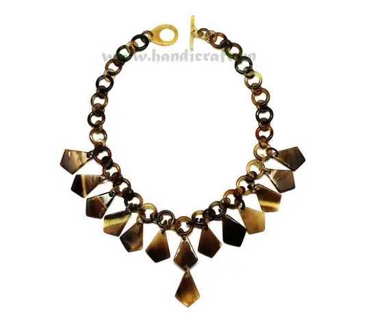 Dark Horn Diamond HD10124, handmade natural buffalo horn jewelry from Vietnam