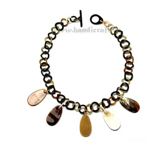 Horn Rattles HD10146, handmade buffalo horn jewelry