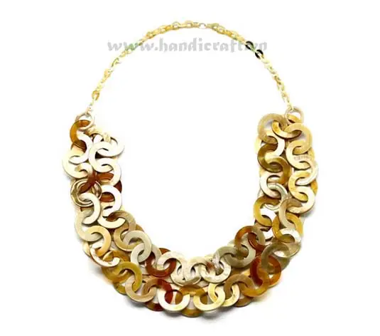 Double Layer Horn HD10150, handmade buffalo horn jewelry