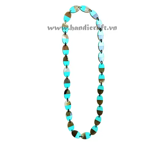 Small Horn Links with Lacquer HD10151, handmade buffalo horn jewelry