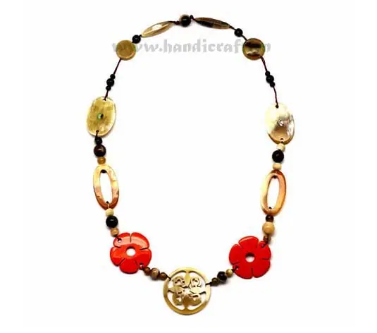 Buffalo Horn with Lacquer HD10178, handmade buffalo horn jewelry