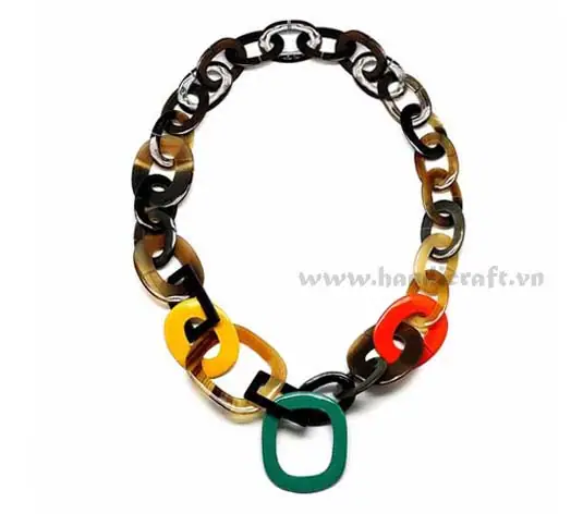 Dark Horn with Lacquer HD10191, handmade buffalo horn jewelry
