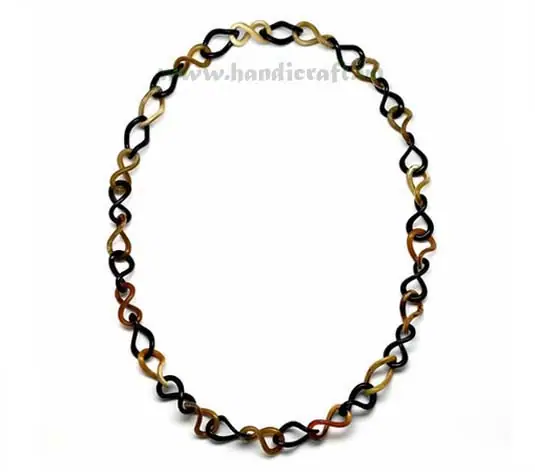 Dark Curve Horn HD10266, handmade buffalo horn jewelry