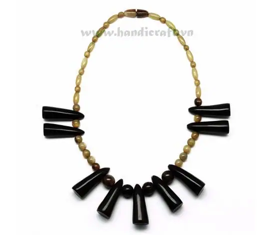 Horn Beaded Tribal Styles HD10275, handmade buffalo horn jewelry