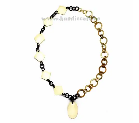Black & Light Horn HD10276, handmade buffalo horn jewelry