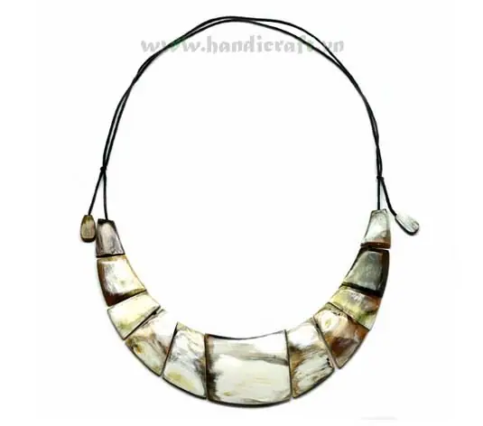 Solid Horn Necklace HD10281, handmade buffalo horn jewelry