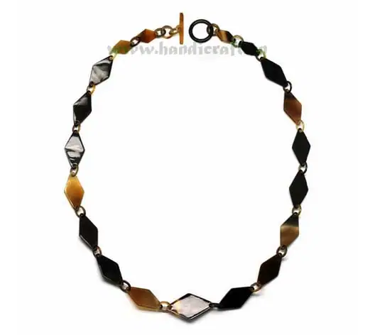 Diamond Horn Natural HD10298, handmade buffalo horn jewelry
