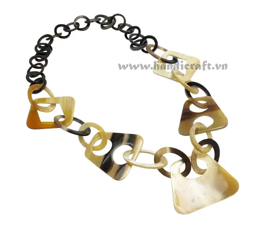 Natural Horn Necklace HD10325, handmade buffalo horn jewelry