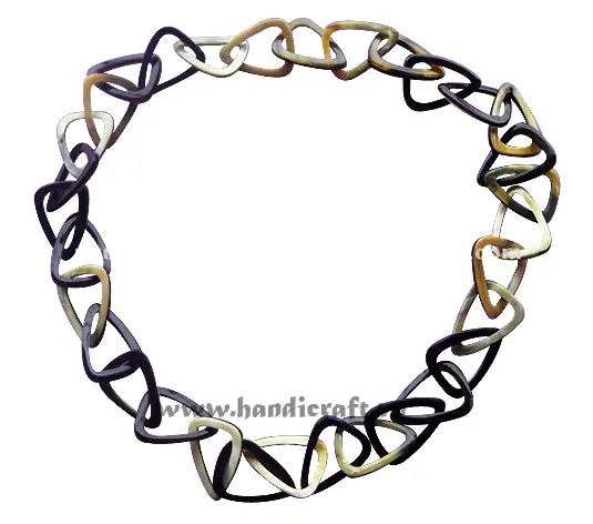 Triangle Horn Necklace HD10347, handmade buffalo horn jewelry