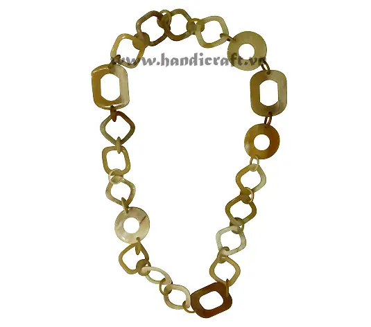 Natural Horn Necklace HD10446, handmade buffalo horn jewelry
