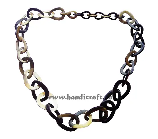 Waterdrop Horn Chain Necklace HD10494, handmade buffalo horn jewelry