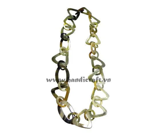 Natural Horn Necklace HD10502, handmade buffalo horn jewelry