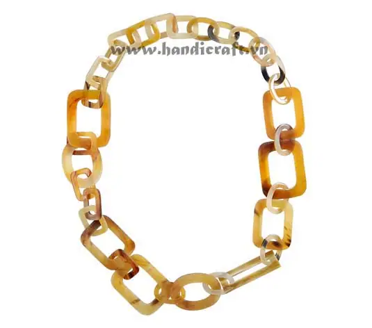 Natural Horn Necklace HD10537, handmade buffalo horn jewelry