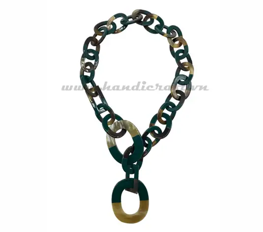 Waterdrop Horn Necklace HD10550, handmade buffalo horn jewelry